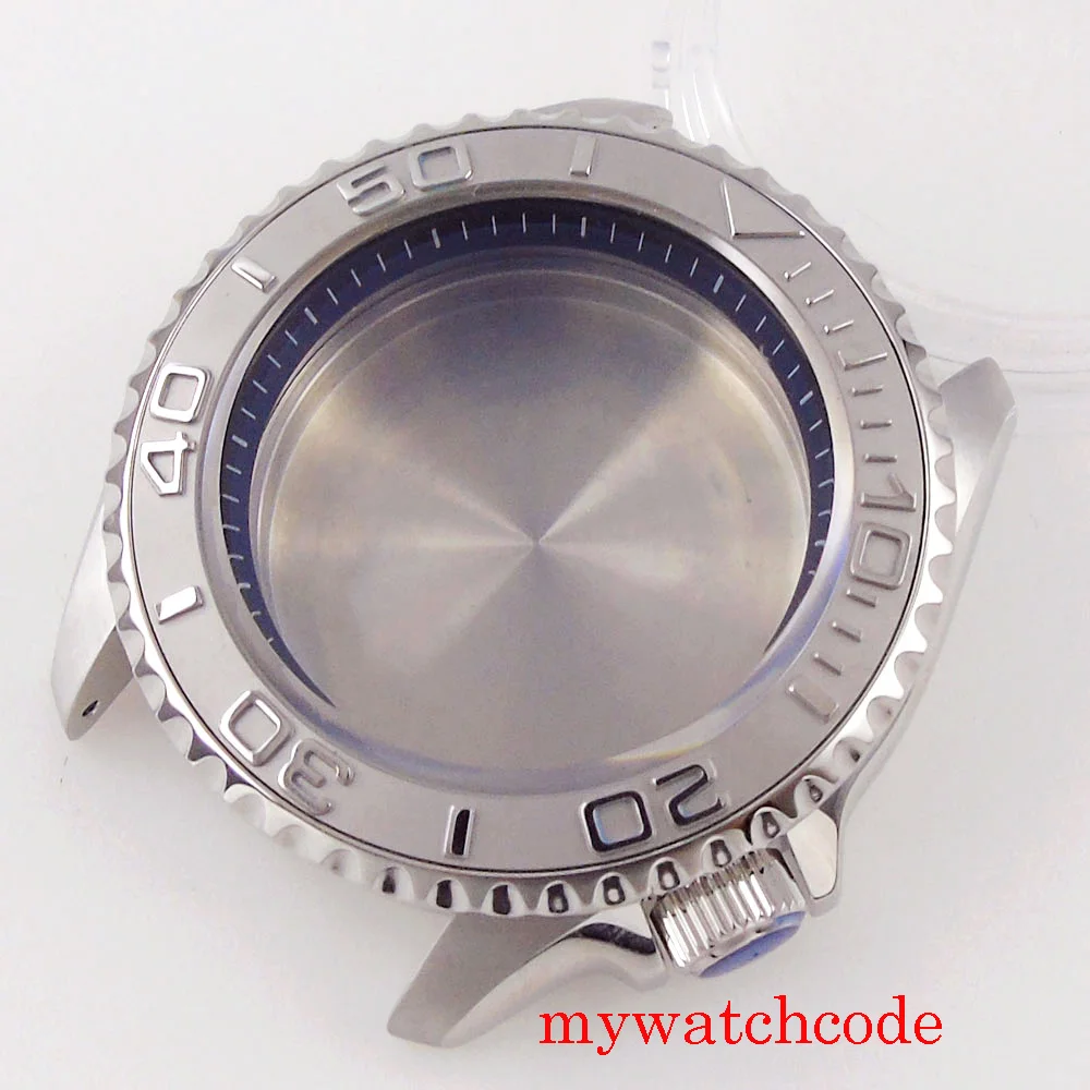 

41mm Stainless Steel Watch Case Sapphire Glass Rotating Bezel 200m Waterproof Unidirectional Bezel