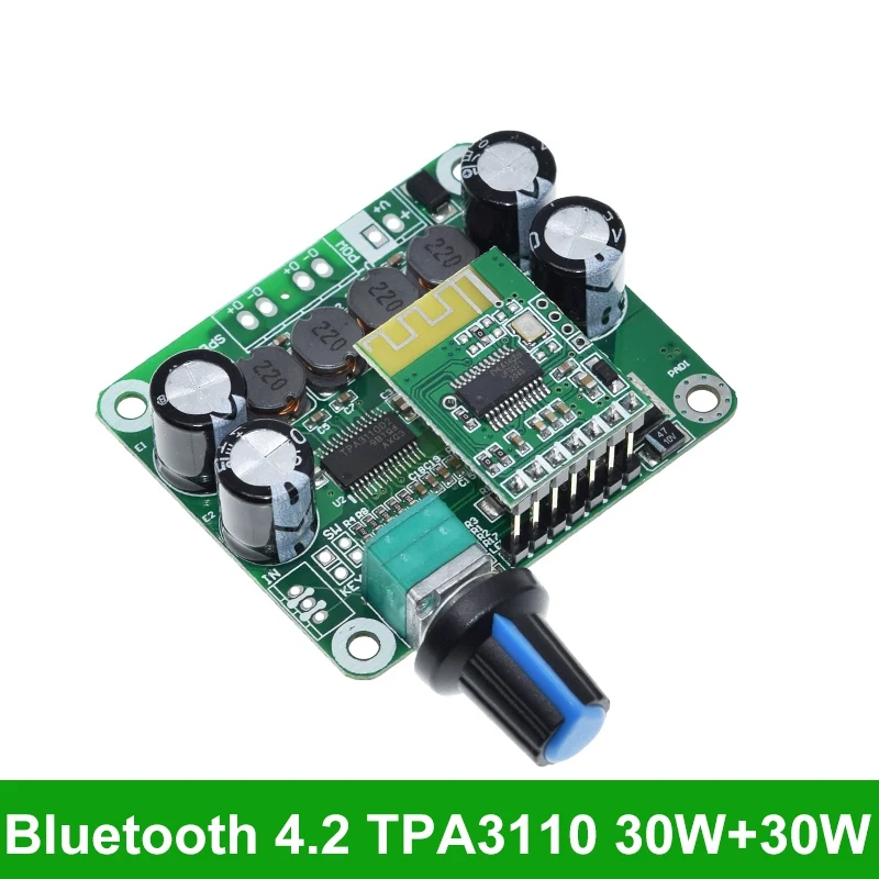 Bluetooth 4.2 TPA3110 15 W/30 W X 2 Dual Channel Digital Stereo audio power verstärker bord modul auto Für USB tragbare speake – Detail 8