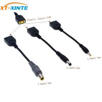 DC 7.9 x 5.5mm Round Jack to Square USB Plug Converter Laptop Power Adapter Connector Cable for Lenovo ThinkPad for IBM Charger