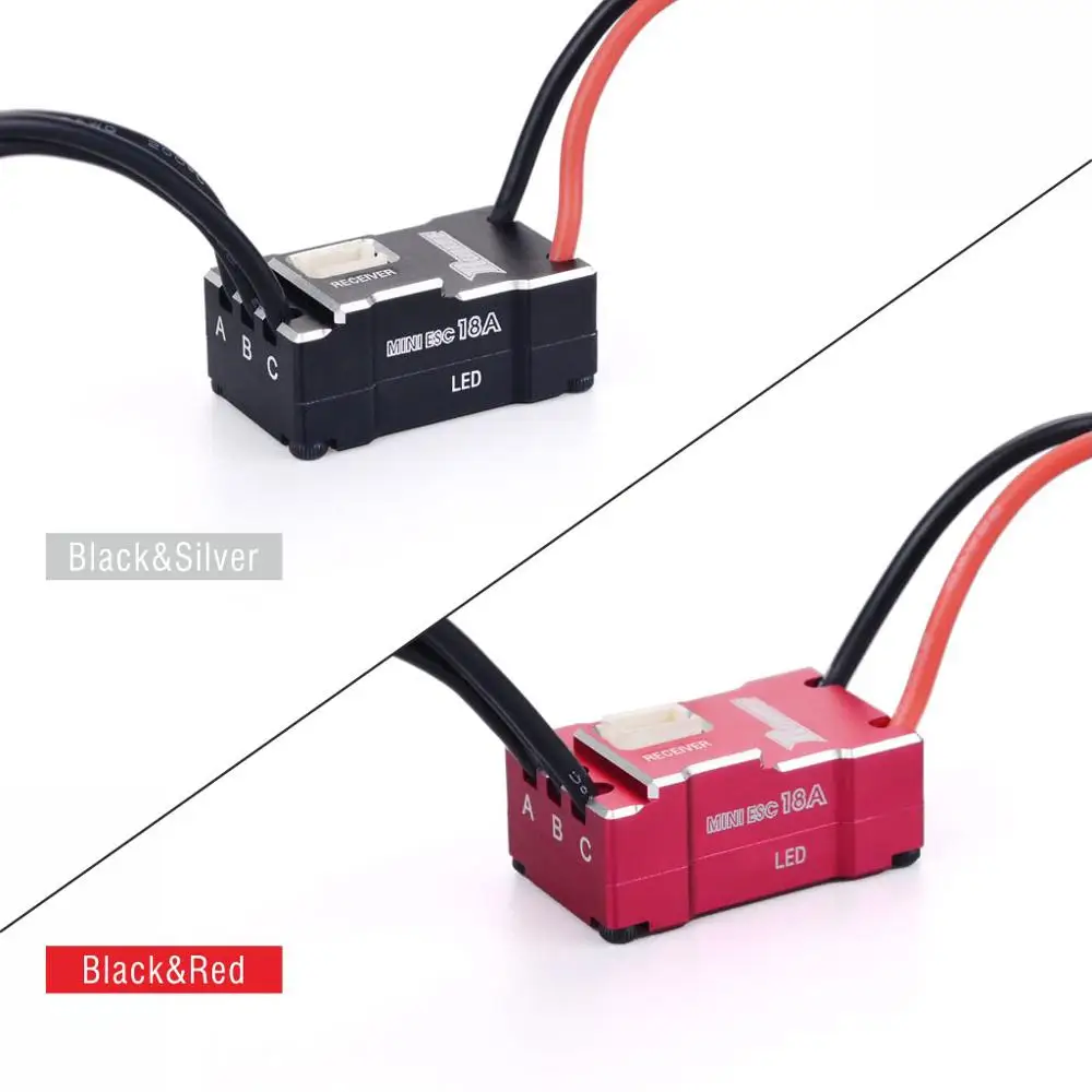 Surpass Hobby Brushless Motor MINI 1410 2500KV 3500KV 5500KV 7500KV 9500KV With 18A ESC for Kyosho DRZ 1/24 1/28 1/32 RC Car