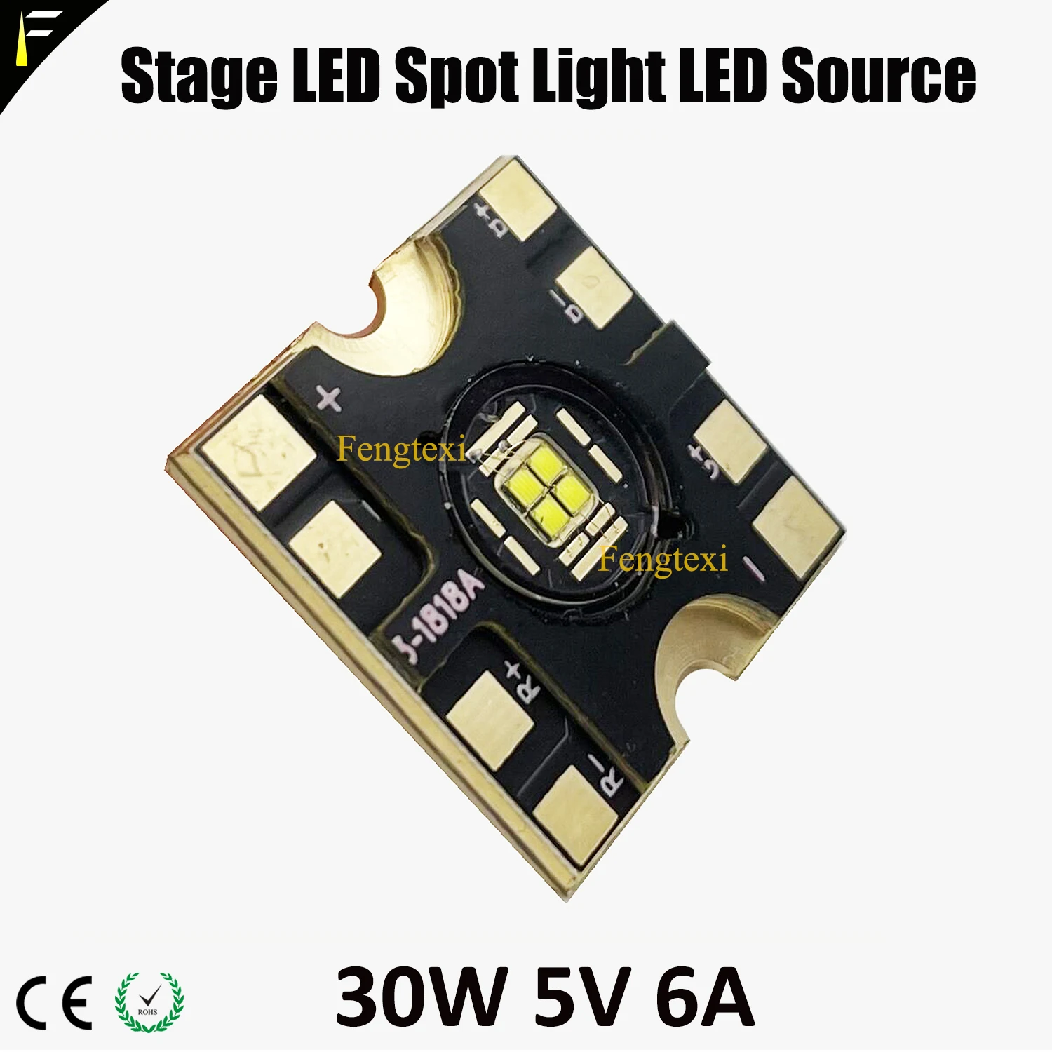 Stage Spot Light COB 120 Degree LED Chip 30W 5V 6A for Gobo LED Moving Spot 30W Lighting Stage Accessories