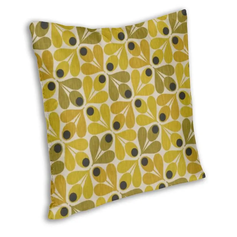 Abstract Scandi Floral Orla Kiely Square Throw Pillow Case Home Decor 3D Printed Scandinavian Flowers Cushion Cover for Sofa