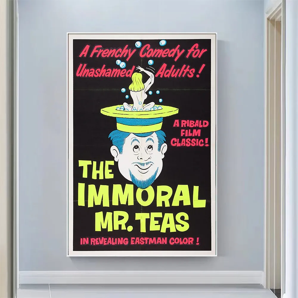 

V2066 The Immoral Mr. Teas (2) Vintage Classic Movie Wall Silk Cloth HD Poster Art Home Decoration Gift