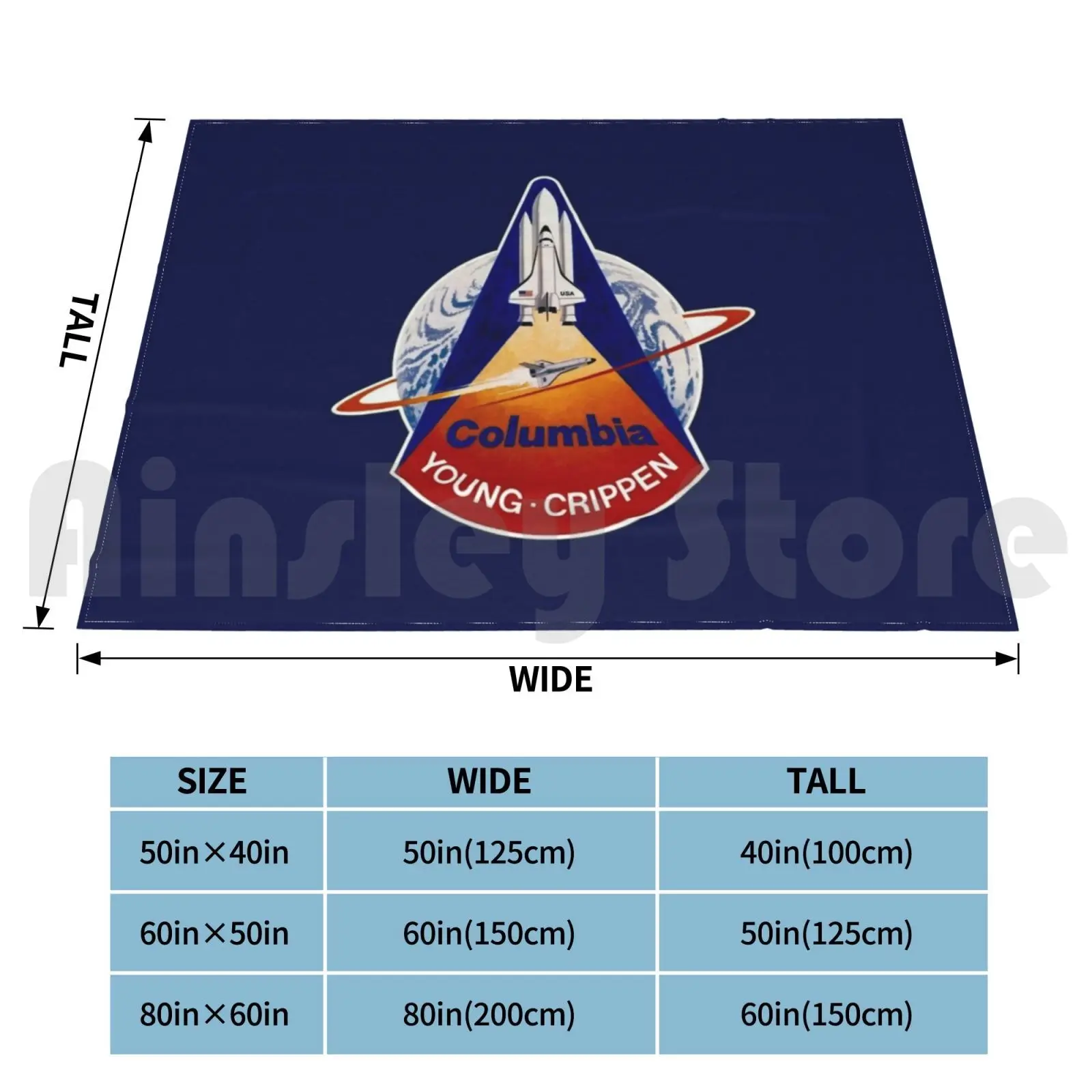 Space Shuttle Patch Blanket Fashion Custom Space Shuttle Spacex Patch Exploded First Moon Space Station Hubble