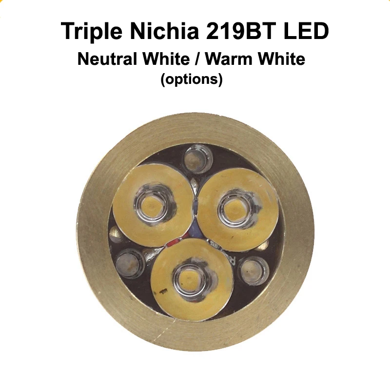 KDLITKER Triple Nichia 219BT 1000 Lumens High CRI LED Drop-in Module (Dia. 26.5mm)