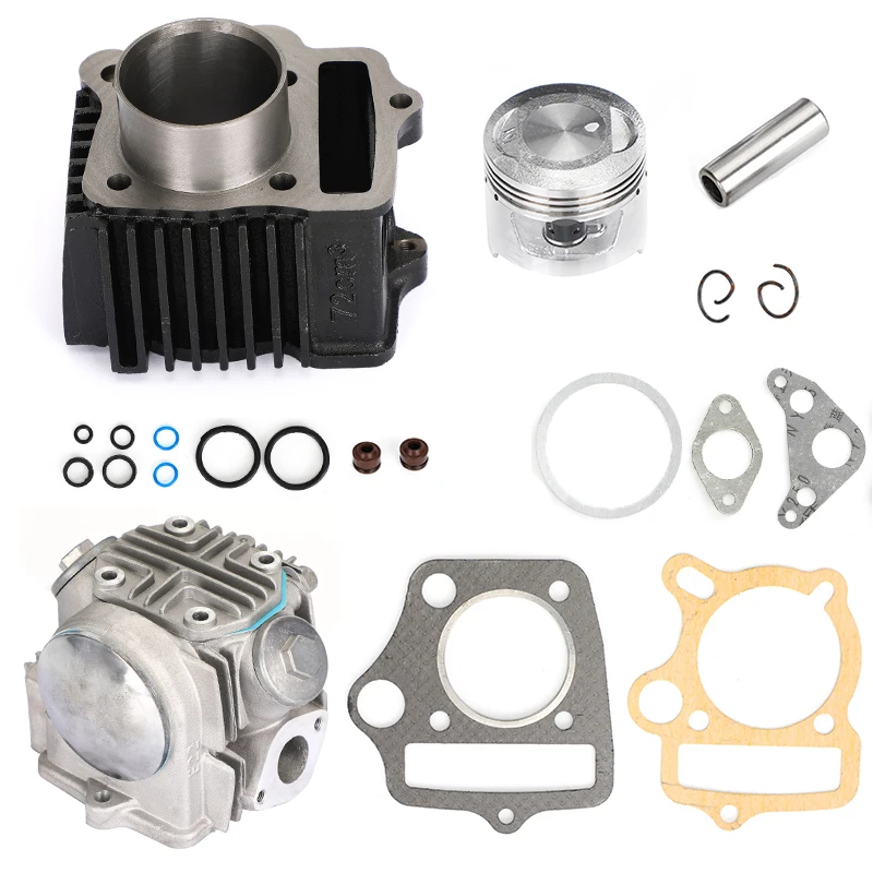 Areyourshop Complete Cylinder Piston Head Gaskets For Honda 70cc CRF70F ATC70 TRX70 CT70 S65 12101-GB0-910 12251-111-730 Motor