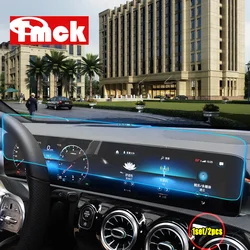 Car Navigation Screen Film Dashboard Protective Film Tempered Glass Screen Film For Mercedes Benz A Class W177 A180 A200 2019+