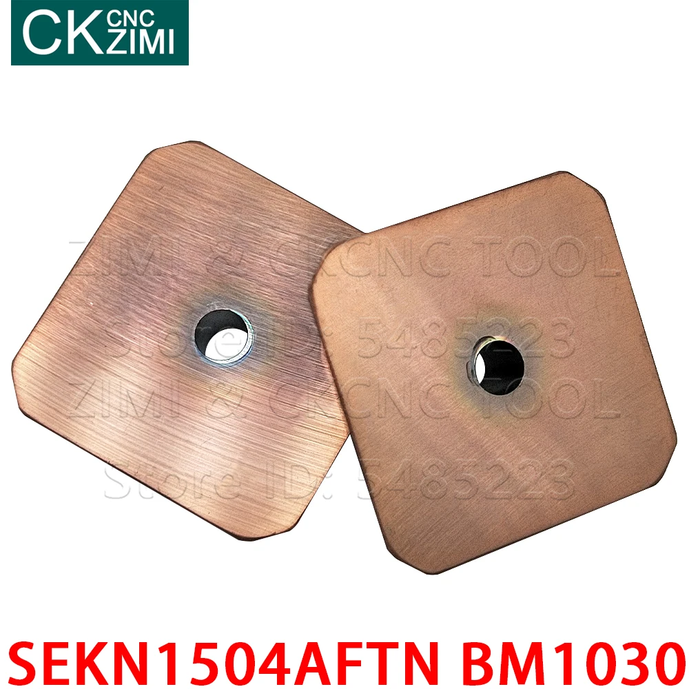 SEKN1504AFTN) เม็ด1504 AFTN BM1030คาร์ไบด์มิลลิ่งแทรกเครื่องมือCNCมีดแบบแทรกเครื่องมือสำหรับสแตนเลส