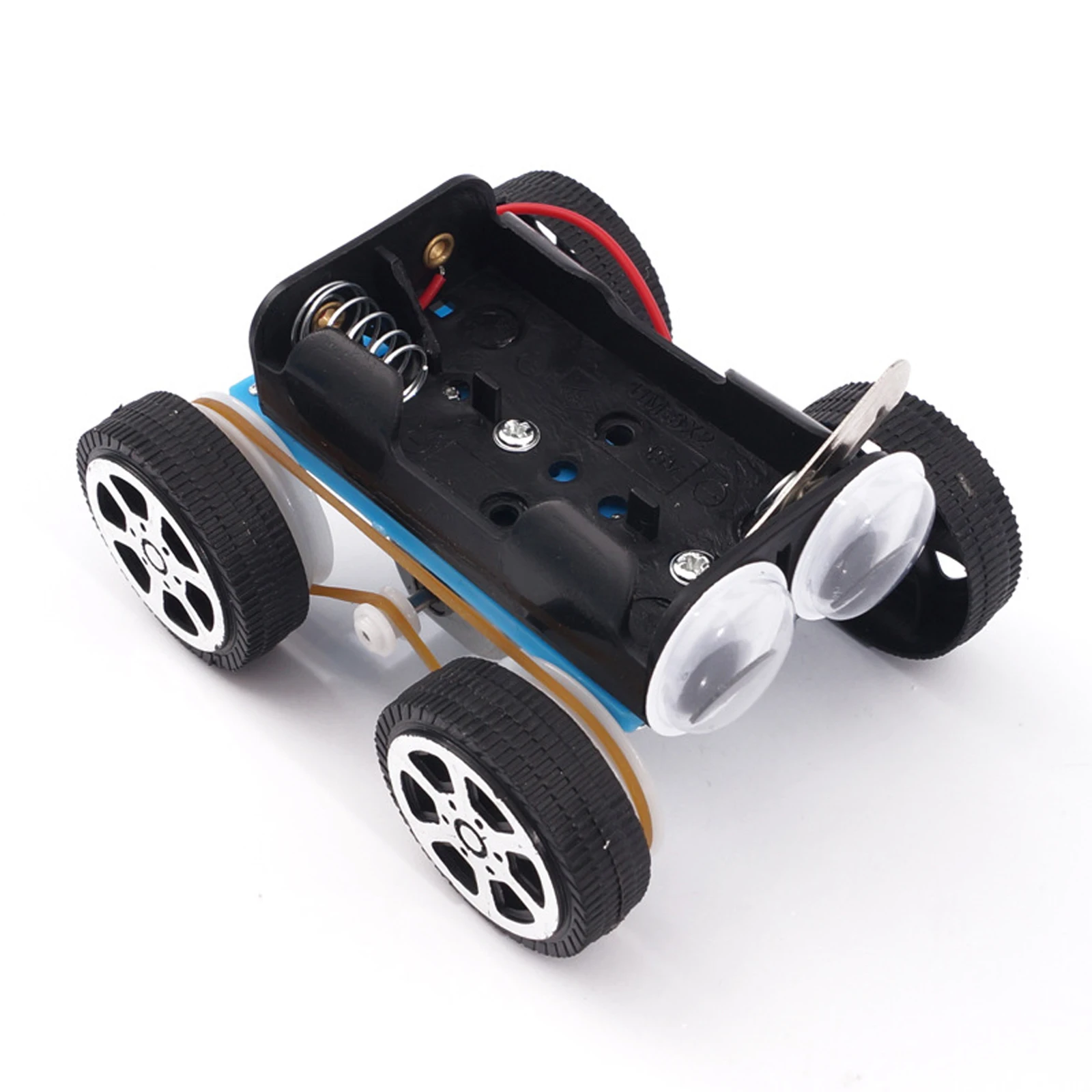 Students Kids DIY Electric Belt Drive Car Model Physical Experiments Technology Toys Self-enhancement in Entertainment Novelty