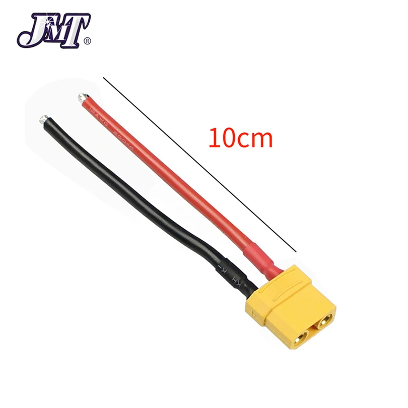 100PCS JMT RC Battery Cable T90 Head Welding Wire 10CM Male Female Connector Plug Cable for RC Racing Drone Accessories