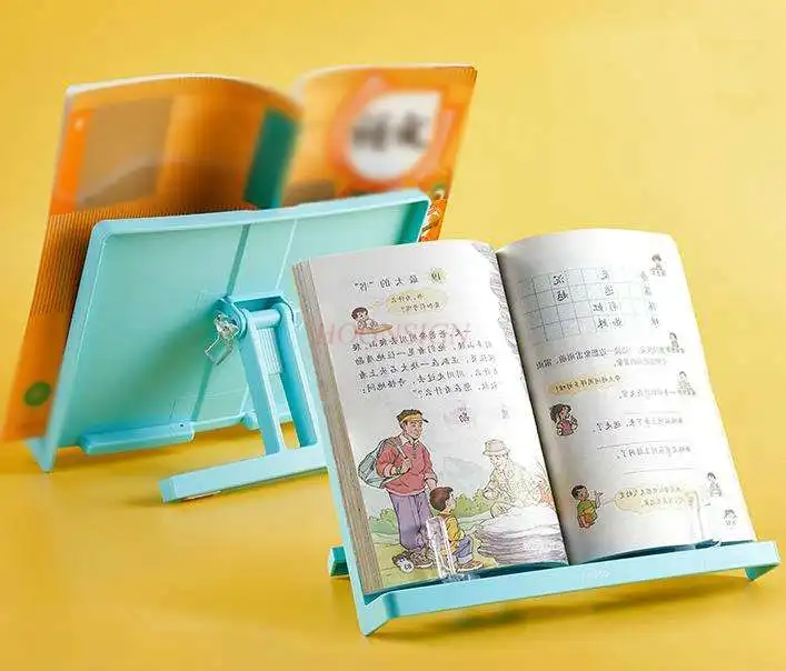 Membaca Rak Membaca Rak Membaca Rak Buku Bacaan Artefak Meja Siswa dengan Retractable Klip Pembaca Buku Membaca Berdiri