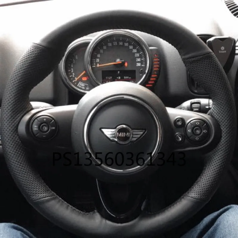 

For Mini Cooper Roadster Paceman Coupe Countryman Clubman Cabriolet hand-stitched steering wheel cover leather suede grip cover