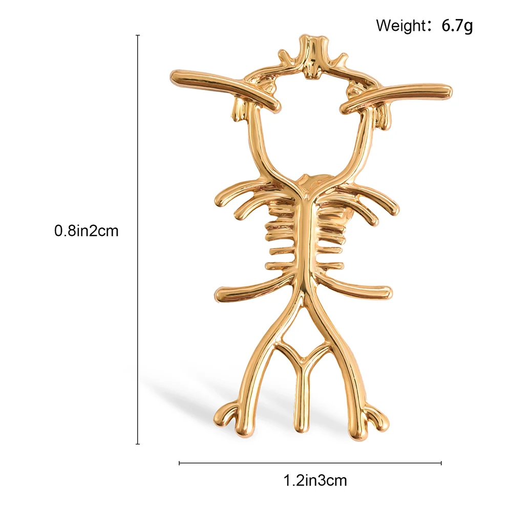 Harong Circle Of Willis Brooch Metal Enamel Pins Medical Jewelry Anatomy Cerebral Arterial Circle Pin Nurse Doctor Student Gift