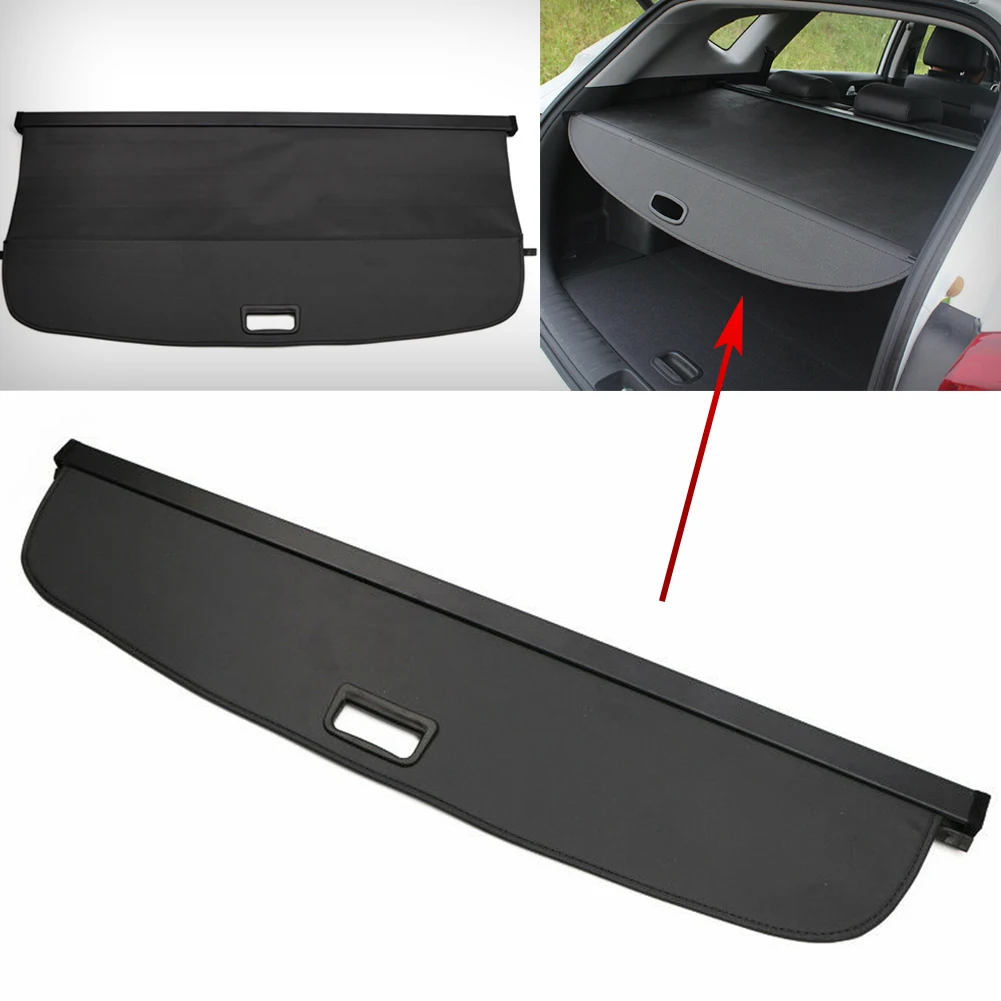 

For Audi Q3 2013 2014 2015 Car Rear Boot Trunk Cargo Cover Security Shield Shade Black Assembly Good Quality