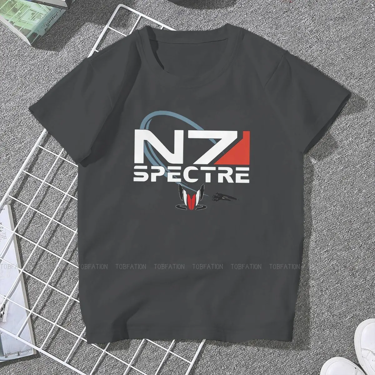 N7 Spectre Feminine Clothes Mass Effect Game T-shirt Harajuku Vintage Female Clothing