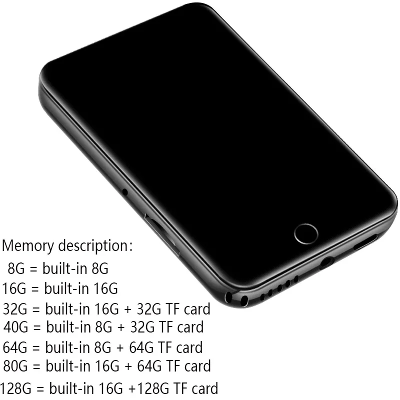 Ruizu m7 Metal MP4 player Bluetooth 5.0 built-in speaker 2.8 inch large touch screen mp3 e-book pedometer recording radio video