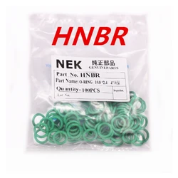 ( 10.8*2.4mm ) #8 R134a HNBR Rubber O-Ring Seal Kit,High Temperature Resistance for Car Air Conditioning valve 5/16 3/8 1/2 5/8