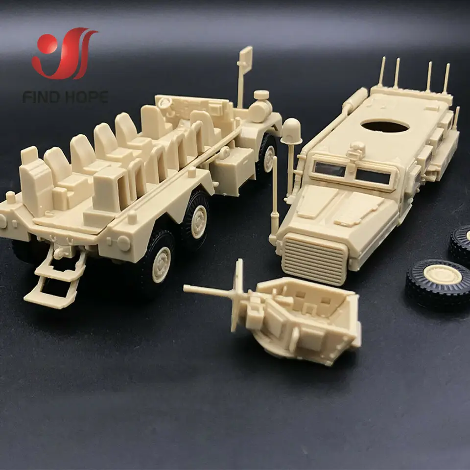 AM 1/72 échelle US Cougar 6x6 Anti-mine ambush véhicule Simulation