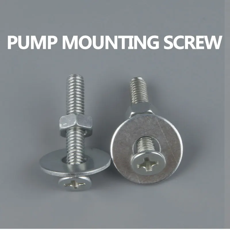 عملة منقي مياه مضخة معززة المسمار نظام التناضح العكسي مع شيم و أعمى الجوز 4 مللي متر * 23 مللي متر الصليب الجولة رئيس