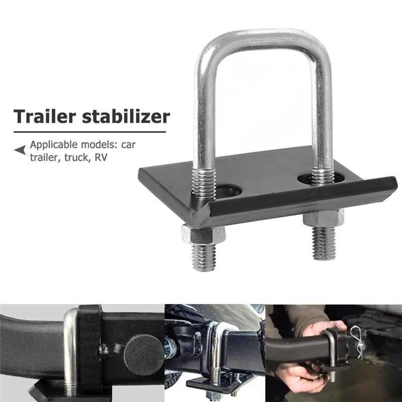 

Universal Trailer Stabilizer Hitch Accessories For Boat Motorcycle Caravan Trailer Heavy Lock U-Bolt Anti-Rattle Stabilizer