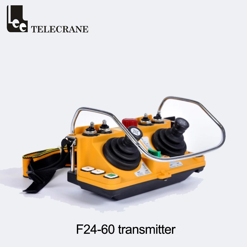 Telecrane F24-60 Industrial Radio Remote Control Transmitter Emitter With Dual Axis Josytick 5 Steps