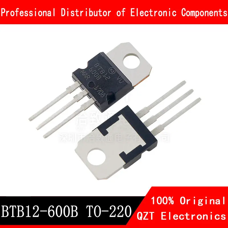 

10pcs/lot BTB12-600B TO220 12A 600V BTB12-600 TO-220 BTB12 new original In Stock