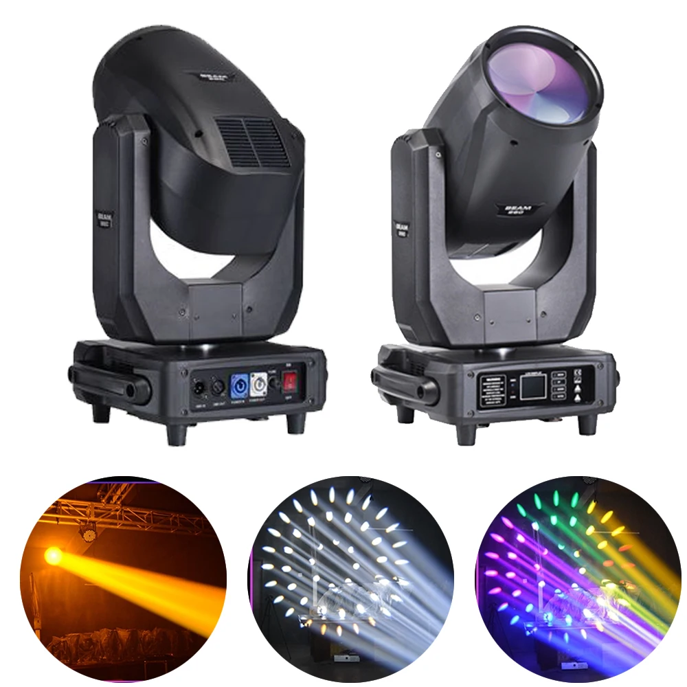 

260W 9R Beam Moving Head Light DMX512 16CH Stage Effect Light DMX DJ Disco Party Club Wedding Moving Head Lighting High Power