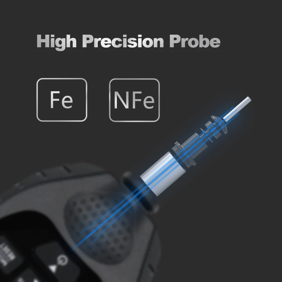 ใหม่ Full สีดำ GM998รถเครื่องเคลือบสี Electroplate โลหะเคลือบความหนา Tester Meter 0-1500um Fe & NFe Probe