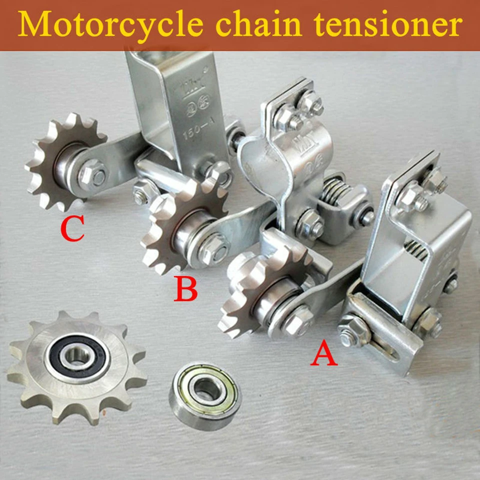 Tensor de cadena automático para motocicleta, cadena guía antideslizante, 3 modelos, Envío Gratis, novedad de 2021