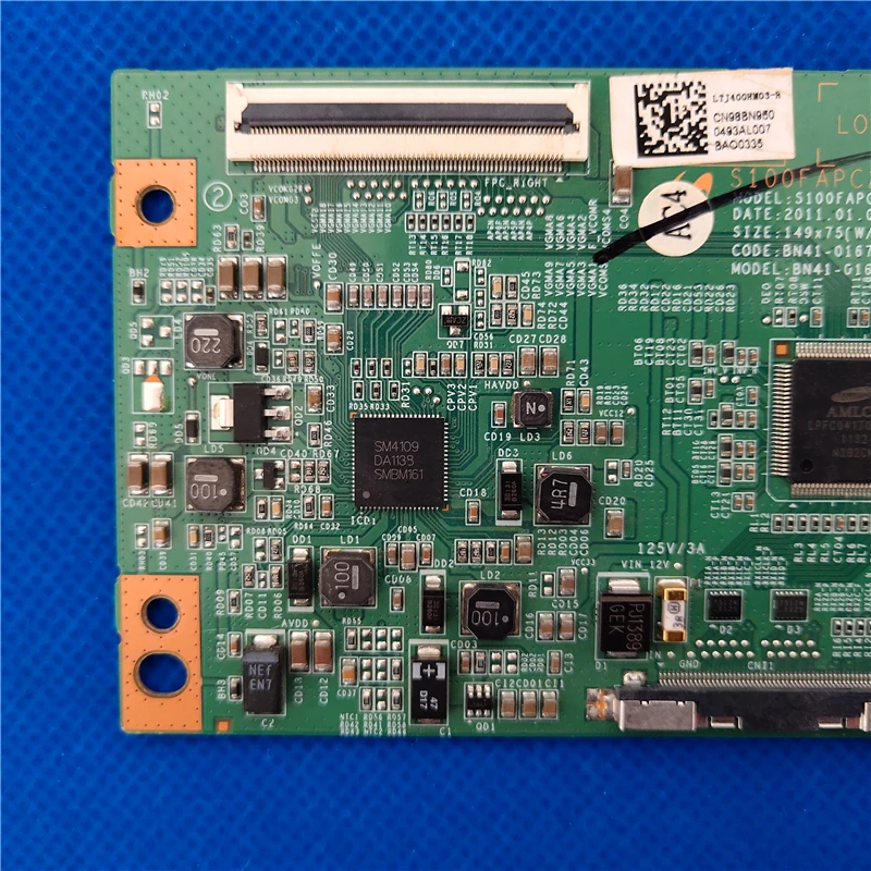 Good test S100FAPC2LV0.3 for Samsung logic board UE40D5520RWXRH UE40D5500RWXXH BN41-01678A T-CON board UE40D5520RW UE40D5500RW