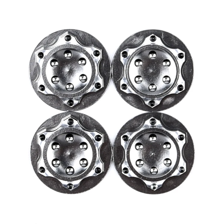 4pcs/lot Aluminium Wheel Hub Cover Antidust Cover 17mm HEX Nut For 1/8 RC 1:8 Model Car Anti-skid Wheel Cover