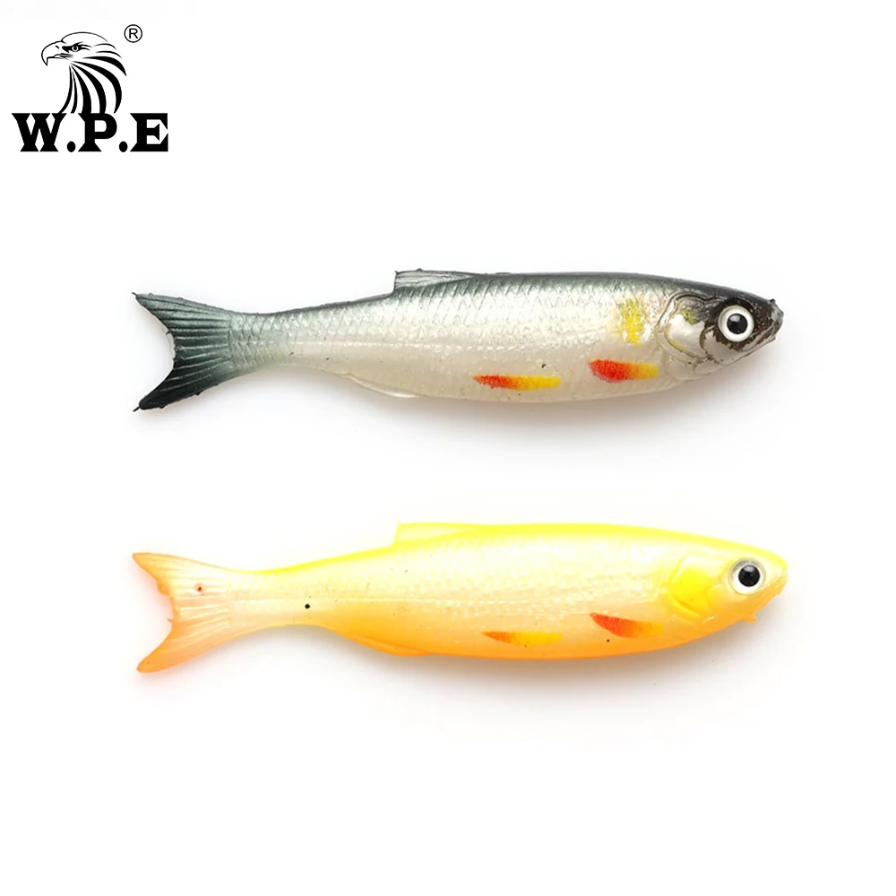 W.P.E Jig Head 90mm – Señuelo vinilo con ojos 3D