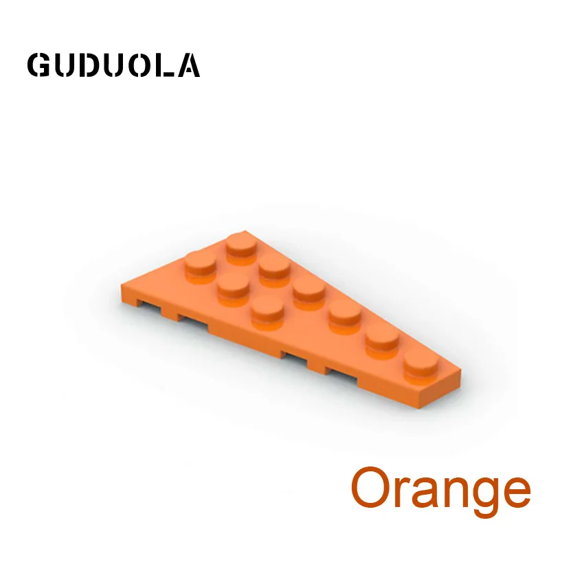 Guduola Rechte Platte 3 x 6 mit Winkel 54383 Spezialziegel MOC Build Kleine Praticle-Blöcke 25 teile/los