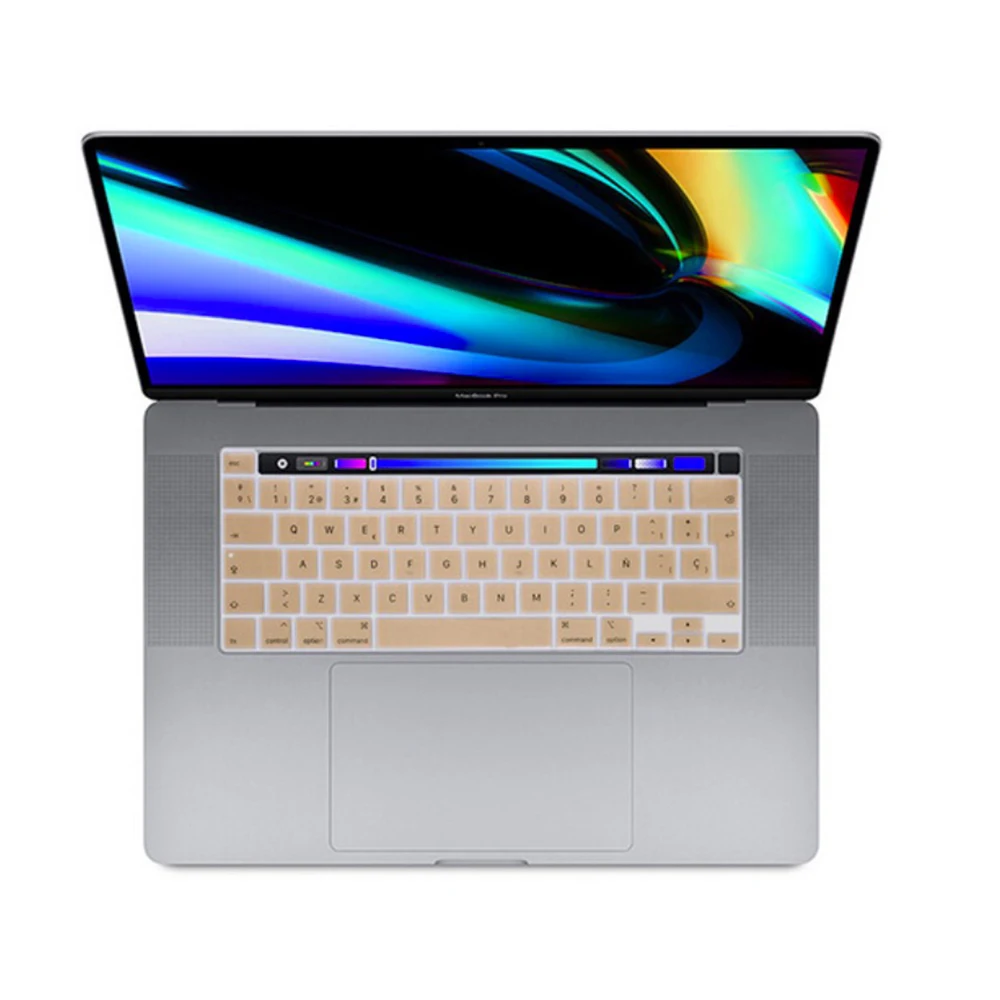 Couverture souple de clavier pour macbook Pro13 M1 pro16, film de protection pour clavier espagnol A2338 A2289 A2251A2141, nouveauté 2020