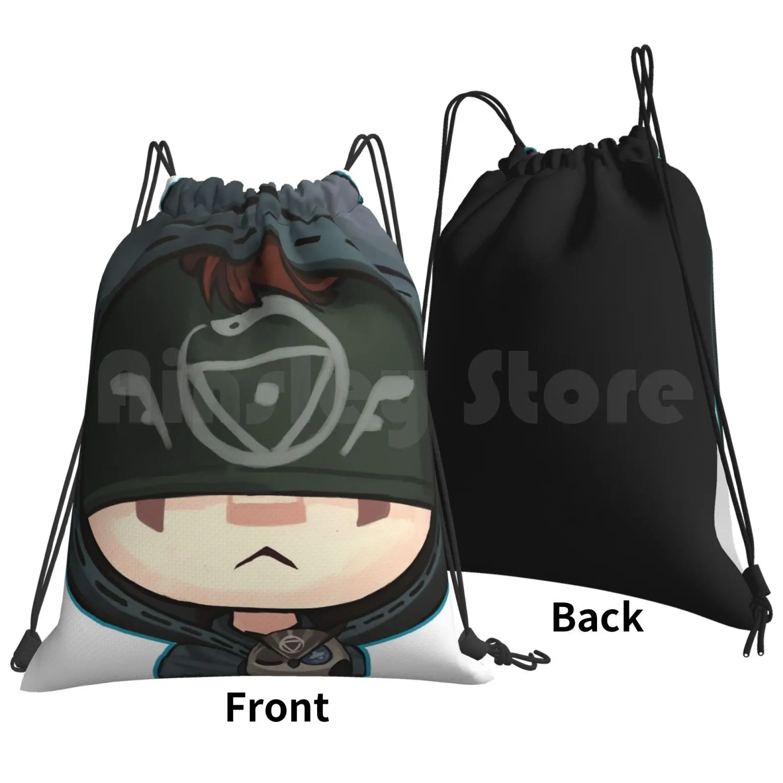 Eli Identity V Backpack Drawstring Bags Gym Bag Waterproof Eli Identity V Game Cute Owl