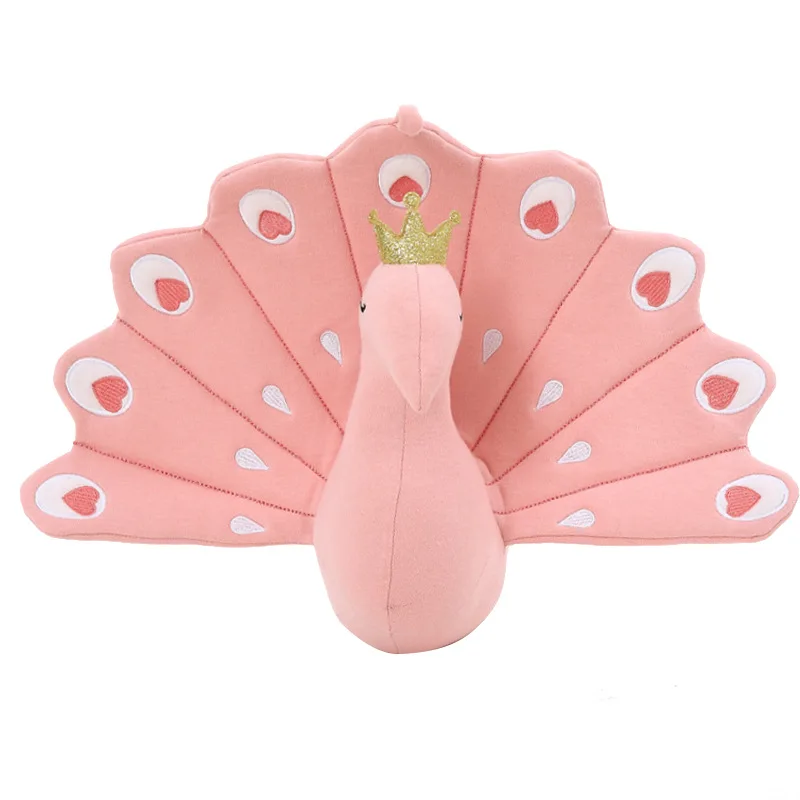 Home Decor Peacock Doll pluszowe zabawki dekoracje ścienne ścienne wiszące dziewczyna dekoracja sypialni akcesoria na wesele, urodziny, imprezę