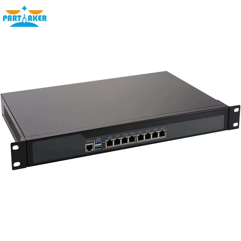 Partaker R14 8 * Intel 82574L กิกะบิตอีเธอร์เน็ตเราเตอร์เซิร์ฟเวอร์ VPN อุปกรณ์ไฟร์วอลล์ที่มี i3 2350เมตร i5โปรเซสเซอร์2520เมตร