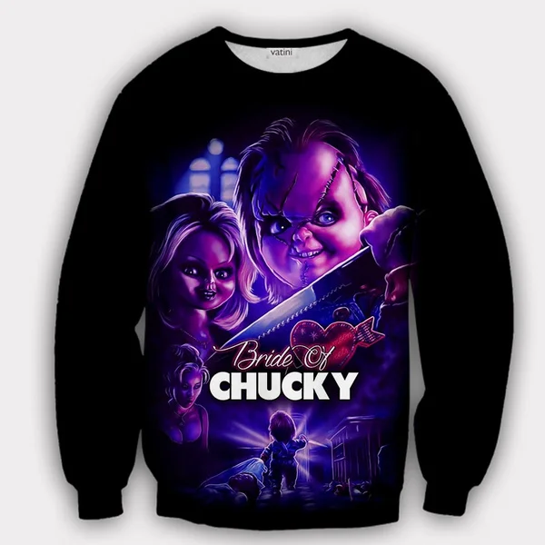 

Bride of Chucky 3D Print Causal Clothing New Fashion Men/ Women Sweatshirt Plus Size S-7XL harajuku