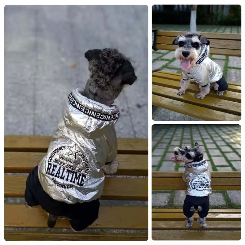 Winter Jumpsuit Dogs Warm Water Proof Dog Clothes For Small Dogs Thick Down Coats Costume Overalls Chihuahua Bulldog Pet Items