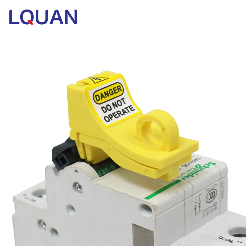 

Miniature Circuit Breaker Lockout Device Constructed for Standard Toggles