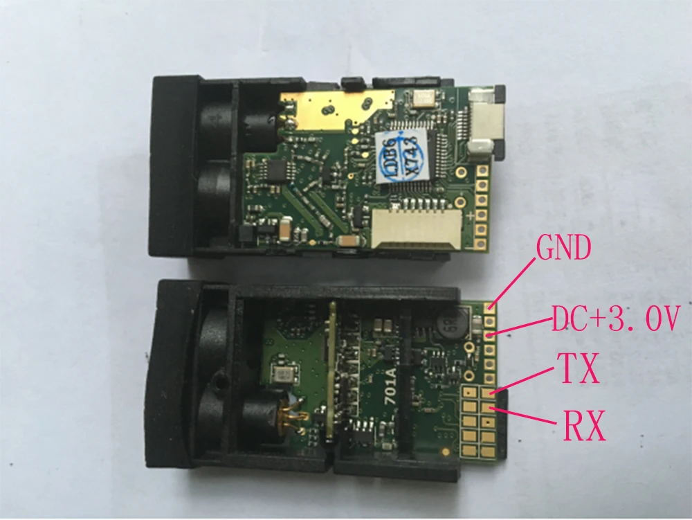 

50m serial communication TTL level RS232 secondary development laser rangefinder module sensor