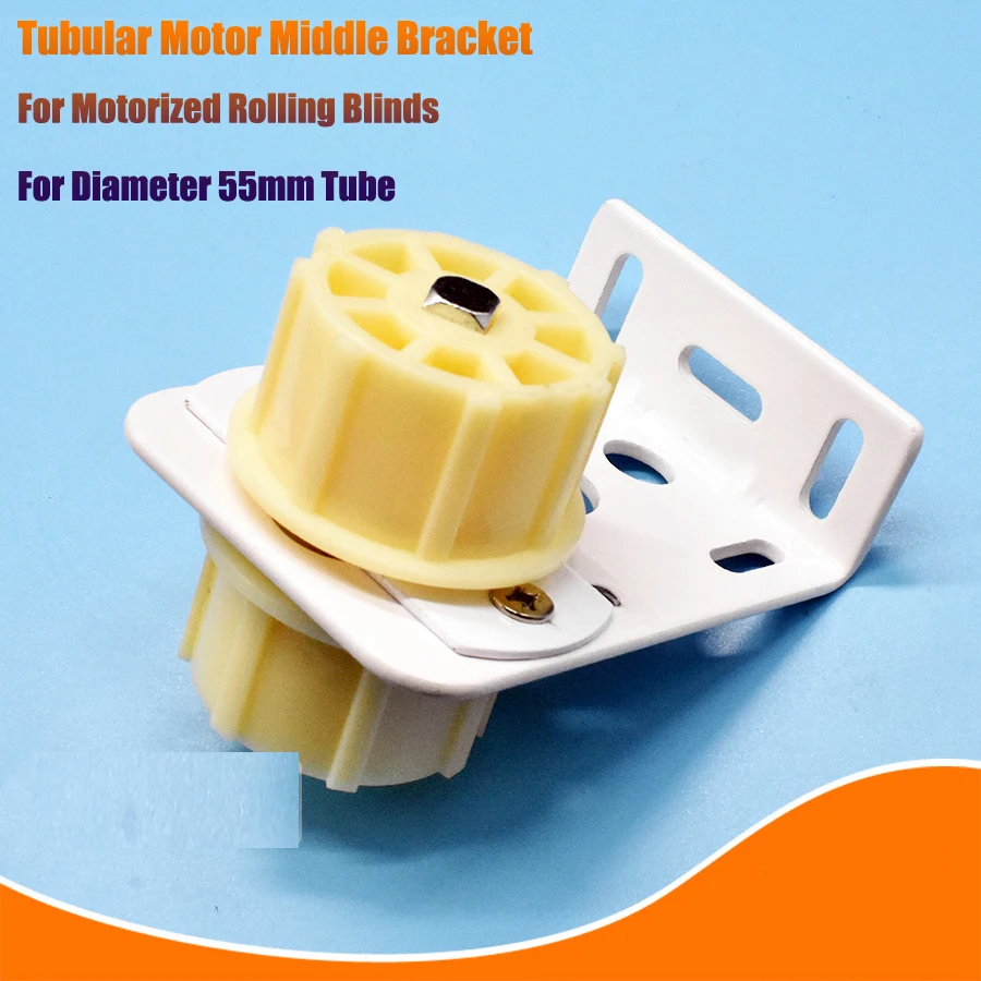 

Original 180 Degree Tubular Motor Middle Bracket for Motorized Rolling Blinds For Diameter 55mm Tube Roller Shutter Accessories