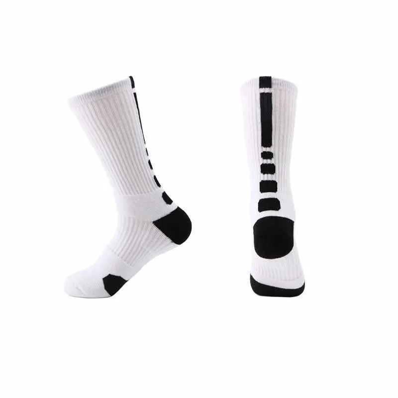 Women Fitness Running Bike Cycling Hiking White Black Sport Socks Outdoor Basketball Football Soccer Compression Sock Calcetines