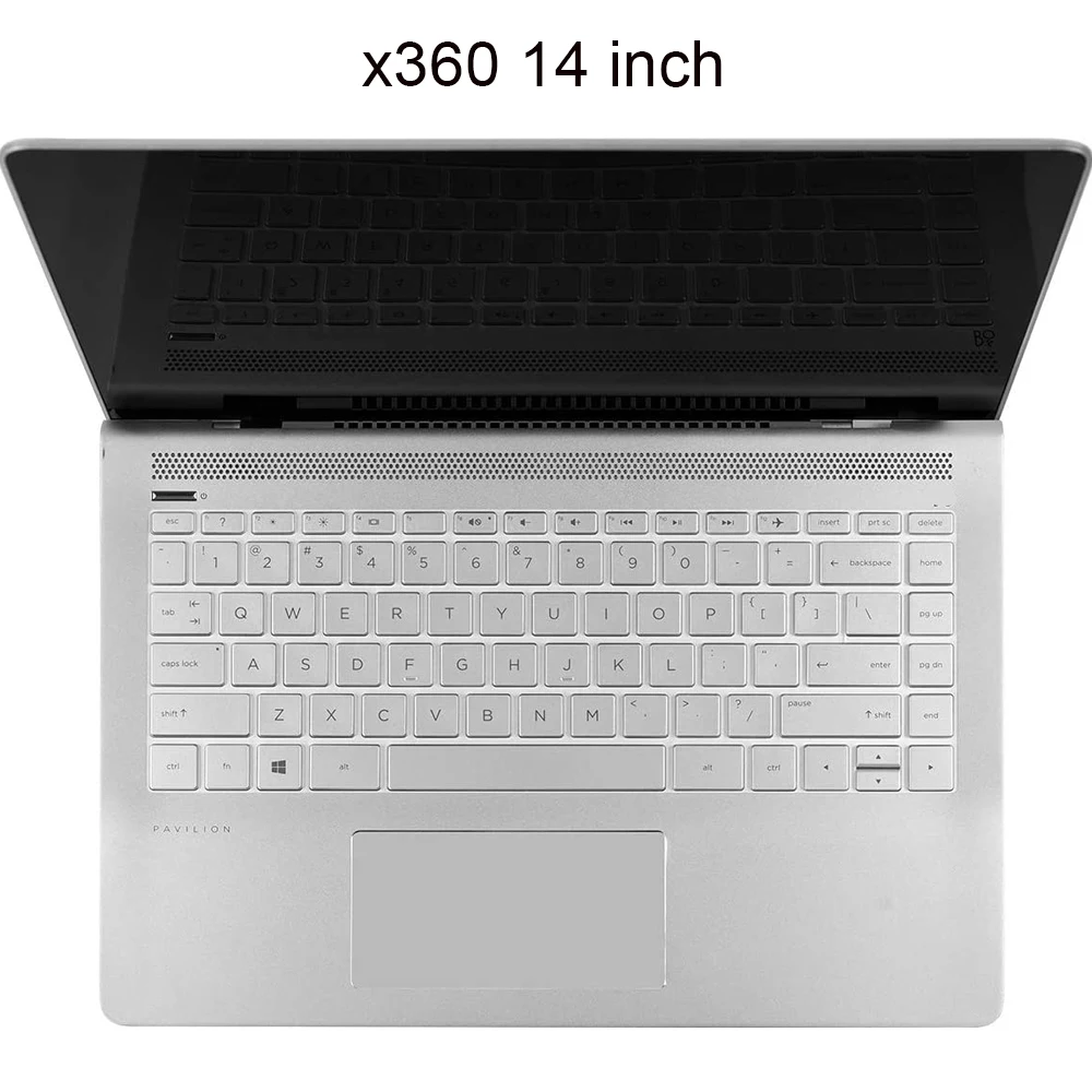 

Soft silicone keyboard cover for HP Pavilion X360 14M-CD 14-BF 14-BW 14 cm 14-CF Series 14 with 15.6 17.3 inch washable Flexible