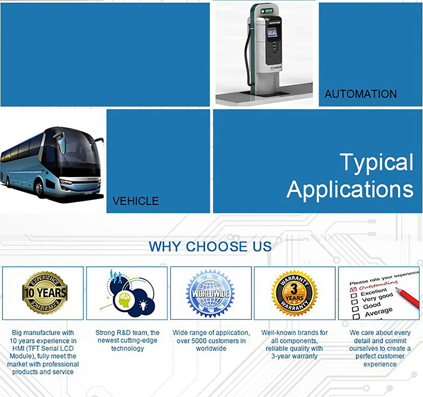 Monitor touchscreen LCD HMI TFT da 10.4 "con Software di programma ad alta risoluzione