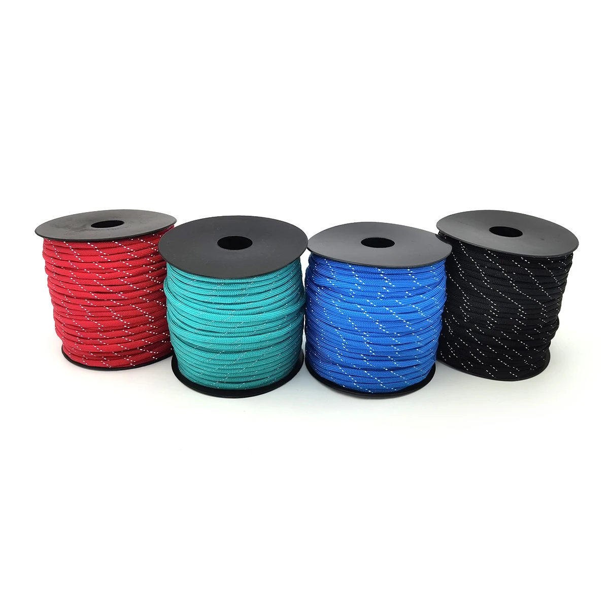 Reflective Paracord Rope Dia.4mm for Survival Parachute Cord Lanyard Camping Climbing Camping Rope Hiking Clothesline