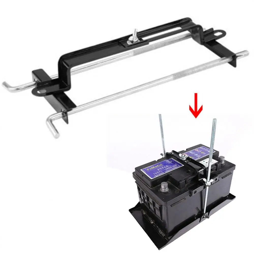 55% Hot Sales!!! Adjustable Car Battery Holder Stabilizer Mount Rack Metal Fixed Bracket Stand