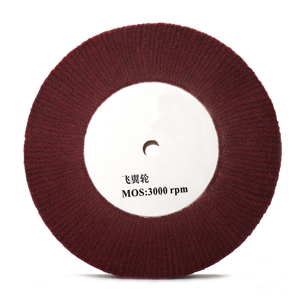 4 ~ 12Inch Sợi Nylon Đánh Bóng Bánh Xe Đĩa Mài Đánh Bóng Xay Không Dệt Cọ Rửa Miếng Lót Cho Kim Loại Vệ Sinh dụng Cụ Phụ Kiện