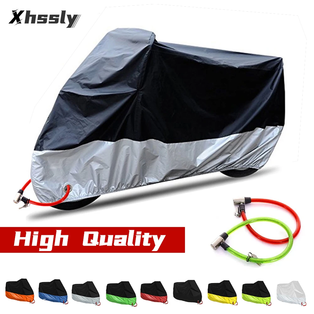 

Motorcycle Covers motorbike Cover Raincoat moto Scooter UV Protector Tent For Yamaha Ttr 250 Raider Raptor 660 Mt03 Fz25 R6 2008