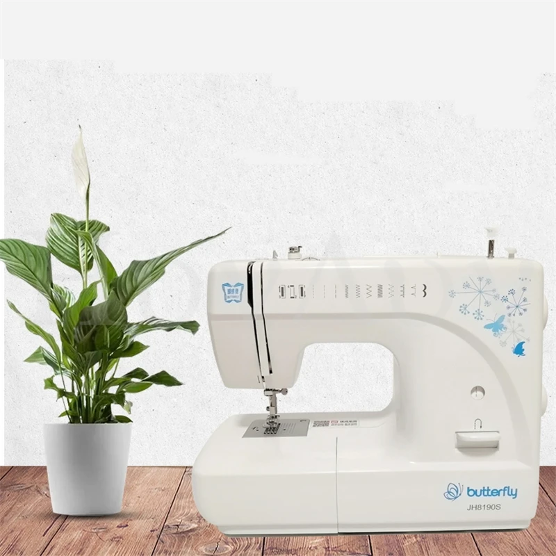 家庭用電動多機能蝶ミシン,厚手のベルト付き,刺embroideryと縫製用